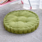 NNEAGS Green Round Cushion Soft Leaning Plush Backrest Throw Seat Pillow Home Office Decor