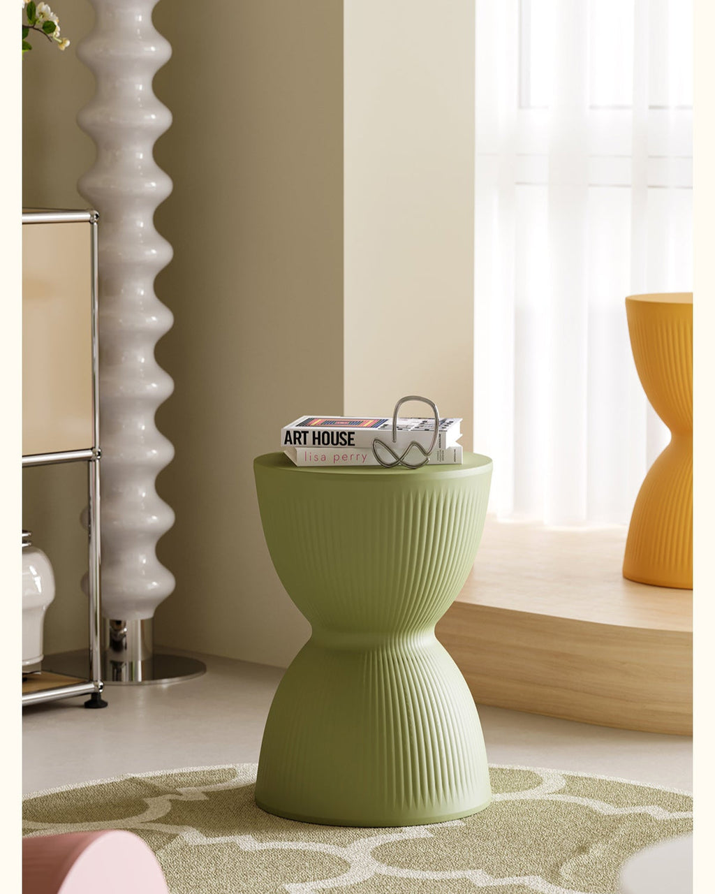 Stripe Rainbow Stool