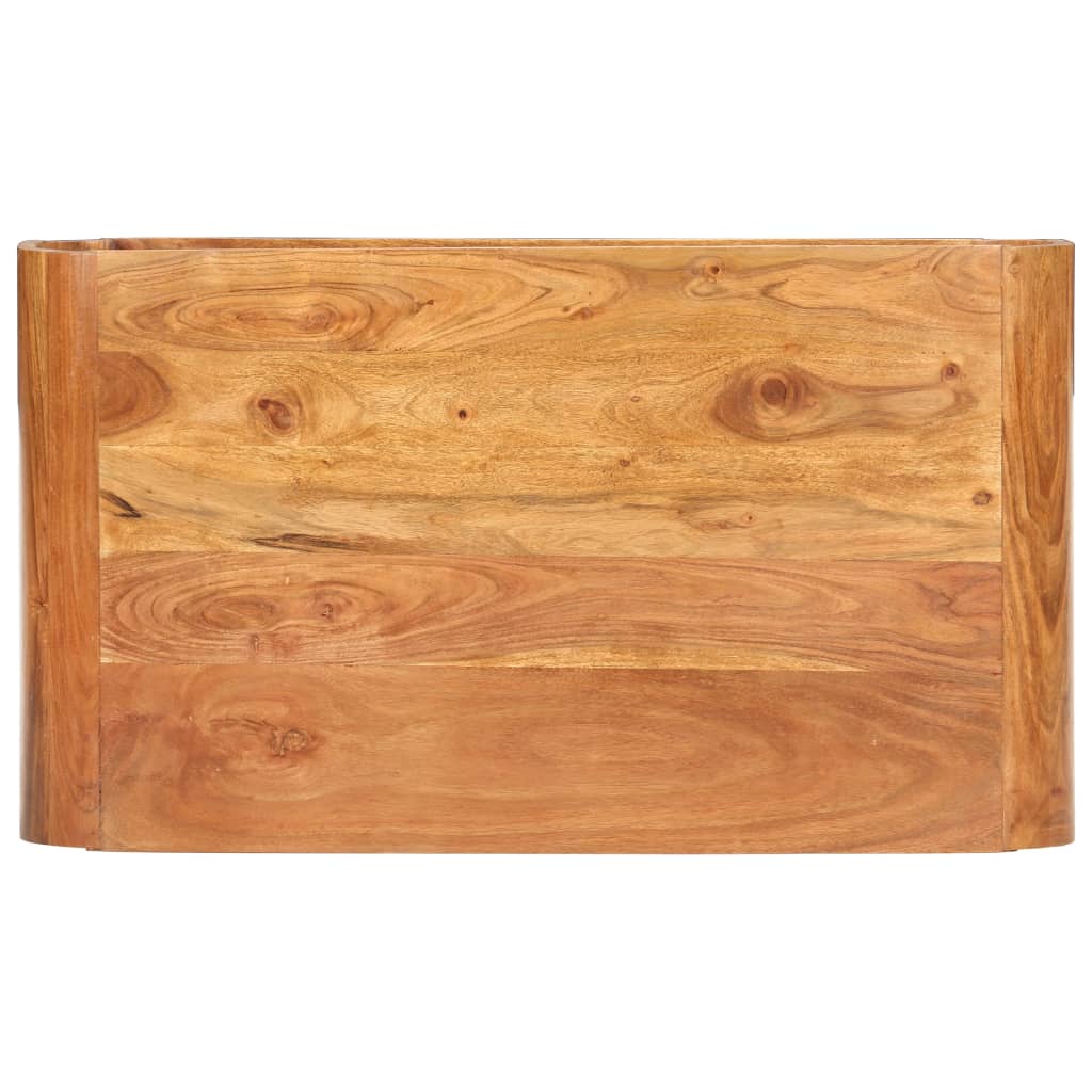NNEVL Coffee Table 90x50x30 cm Solid Acacia Wood
