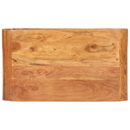 NNEVL Coffee Table 90x50x30 cm Solid Acacia Wood