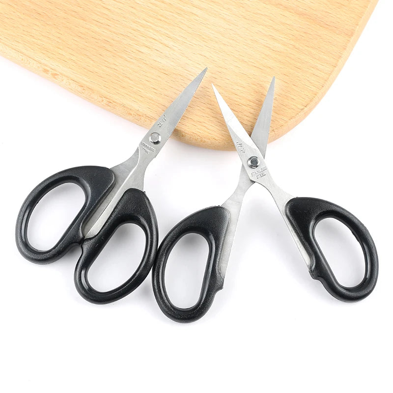 Thicker Stainless Steel Household Scissors Office Paper-cut Scissors Sharp Shears Students DIY Scissor Tool