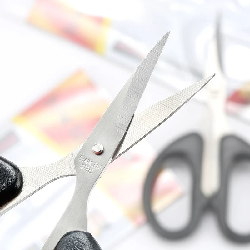 Thicker Stainless Steel Household Scissors Office Paper-cut Scissors Sharp Shears Students DIY Scissor Tool