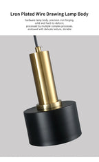 Minimalist dining room chandelier, modern Nordic lamp, light luxury living room lamp, long dining table, bar table lamp