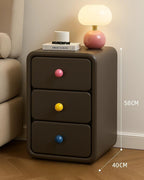 Playful Bedside Narrow Cabinet