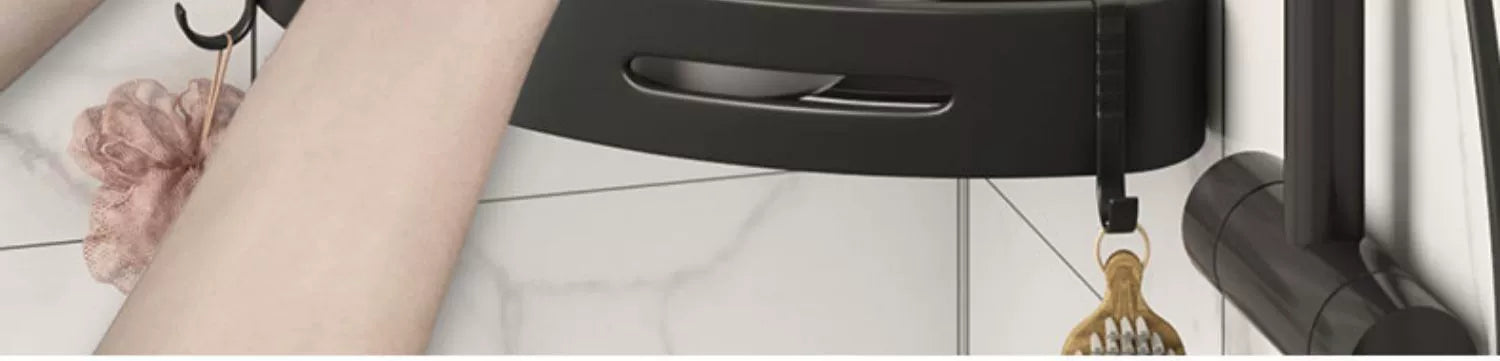 2/3Pc Strong Adhesive No-Drill Shower Shelf – Waterproof Wall Storage Organizer for Bathroom