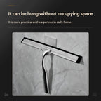 All-Purpose Shower Squeegee 10'' Golden Color Silicone Scrape Stainless Steel Handle Wiper Bathroom Mirror Glass Car Squeegee