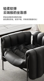 Italian Single Sofa  Designer  Vintage  Modern  Living Room Balcony  Lounger  Lounge Chair  Casual