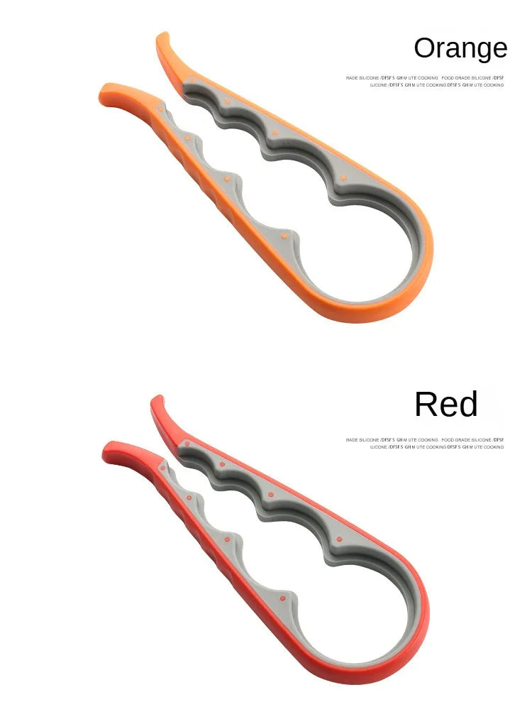 1Pc Four-in-One Bottle Opener Kitchen Multi-Function Can Openers Bottle Opener Non-Slip Labor-Saving Twist Bottle Lid Opener