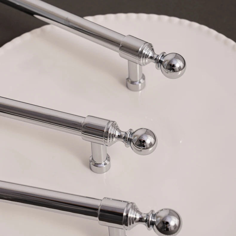 Santaya Solid Brass Kitchen Cabinet Handle PVD Gold Furniture Pulls Wardrobe Long Handles Dresser Drawer Knobs