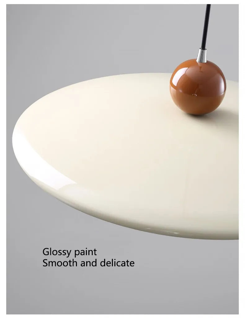 Restaurant chandelier Nordic cream style UFO bar island table light modern simple  French dining table dining room lamps