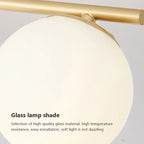LED Glass Wall lamp Creative White Ball  LED Corridor Lamp Entrance Cloakroom Balcony Bedroom Dining Room Lighting Fixtures