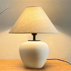 Retro Ceramic Floor Lamp, Bedroom Table Floor Lamp, Living Room Bedside Floor Lamp, Room Decoration Indoor Lighting Lamp