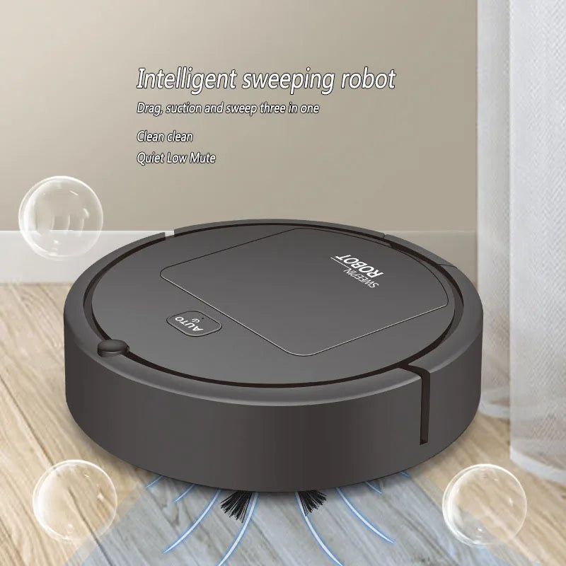 Modern Automatic Robot Vacuum Cleaner Smart Sweeping Dry Wet Cleaning Machine Charging Intelligent Vacuum Cleaner for Home