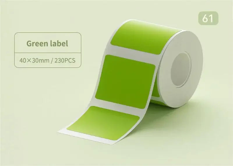 Niimbot B21/B1/B3S Thermal Label Sticker Paper Printable White 20-50mm Width Clothing Tag Commodity Price Food Self-Adhesive