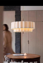 Japanese Wabi Sabi Fabric Ceiling Chandeliers Living Bedroom Decor Lustre Pendant Lights Indoor Lighting Hanging Lamps Fixtures