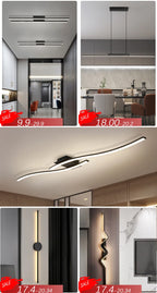 Contemporary Dining Room Pendant Light Sleek LED Arc Hanging Lamp Adjustable Brightness Energy Efficient Ideal for Kitchen Resta
