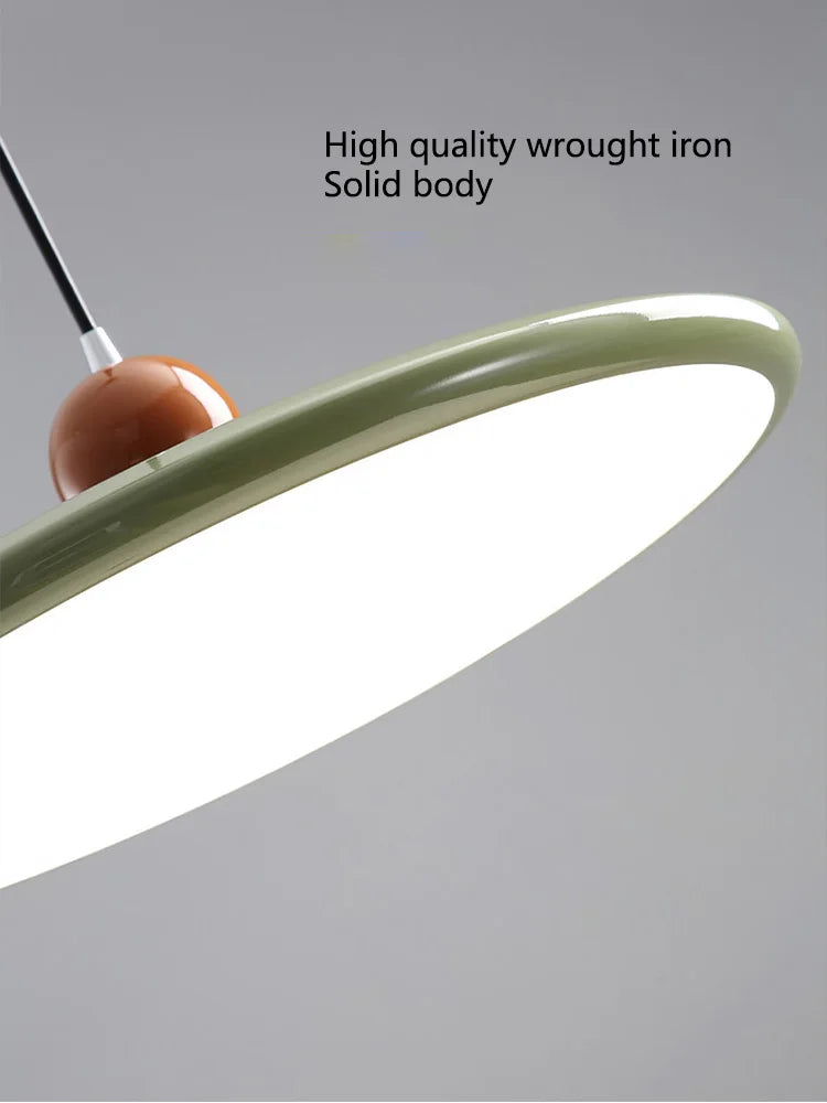 Restaurant chandelier Nordic cream style UFO bar island table light modern simple  French dining table dining room lamps