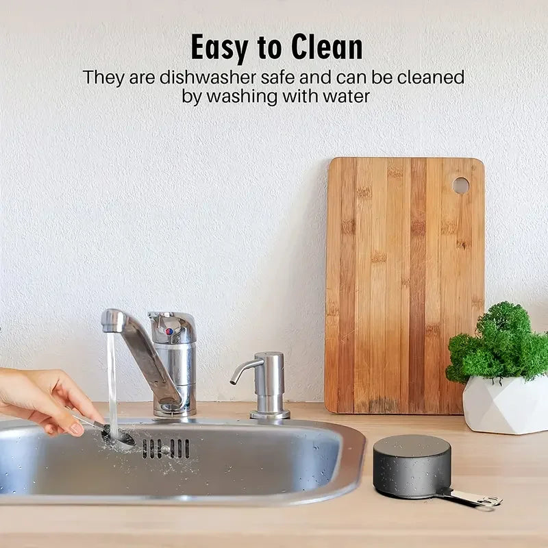 8pcs Measuring Cups & Spoons Set,Stackable Nesting Measure Cups with Stainless Steel Handle,Kitchen Gadgets for Cooking & Baking