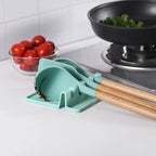 Silicone Tableware Drying Kitchen Utensil Rack Rest Holders Fork Spatula Multifunctional Shelf Organizer Non-Slip Storage Pad