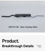 Wall Sconce Black LED Wall Lamp 80/100CM Long Strip Irregular Light Bedroom Bedside Lights Decorative Background Home Decor