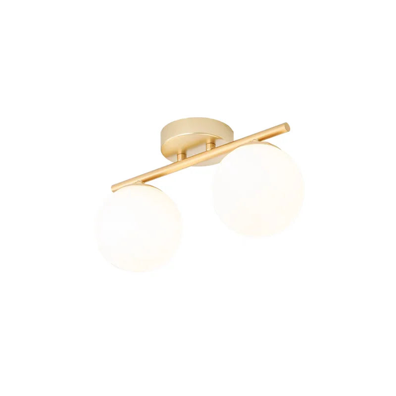 LED Glass Wall lamp Creative White Ball  LED Corridor Lamp Entrance Cloakroom Balcony Bedroom Dining Room Lighting Fixtures