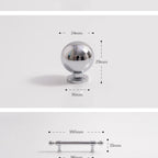 Santaya Solid Brass Kitchen Cabinet Handle PVD Gold Furniture Pulls Wardrobe Long Handles Dresser Drawer Knobs