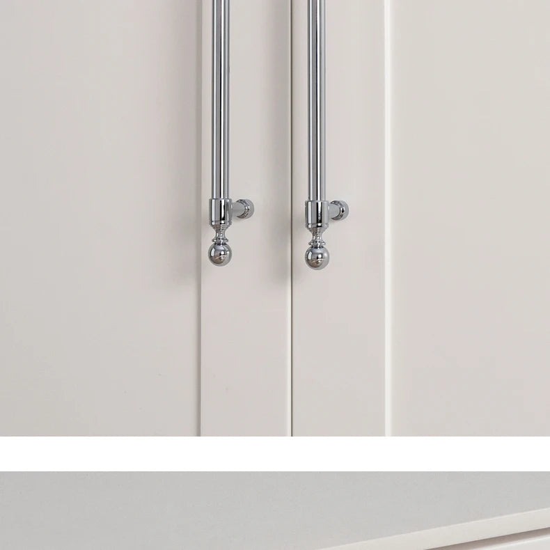 Santaya Solid Brass Kitchen Cabinet Handle PVD Gold Furniture Pulls Wardrobe Long Handles Dresser Drawer Knobs