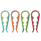 1Pc Four-in-One Bottle Opener Kitchen Multi-Function Can Openers Bottle Opener Non-Slip Labor-Saving Twist Bottle Lid Opener