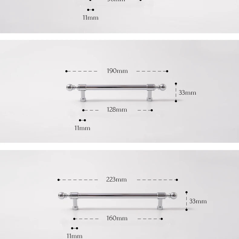 Santaya Solid Brass Kitchen Cabinet Handle PVD Gold Furniture Pulls Wardrobe Long Handles Dresser Drawer Knobs