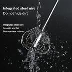 Stainless Steel Egg Beater Durable Semi-Automatic Mixer for Effortless Egg Cream Mixing Stirring and Beating for Kitchen Baking