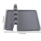 Silicone Tableware Drying Kitchen Utensil Rack Rest Holders Fork Spatula Multifunctional Shelf Organizer Non-Slip Storage Pad