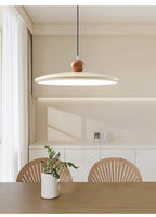 Restaurant chandelier Nordic cream style UFO bar island table light modern simple  French dining table dining room lamps
