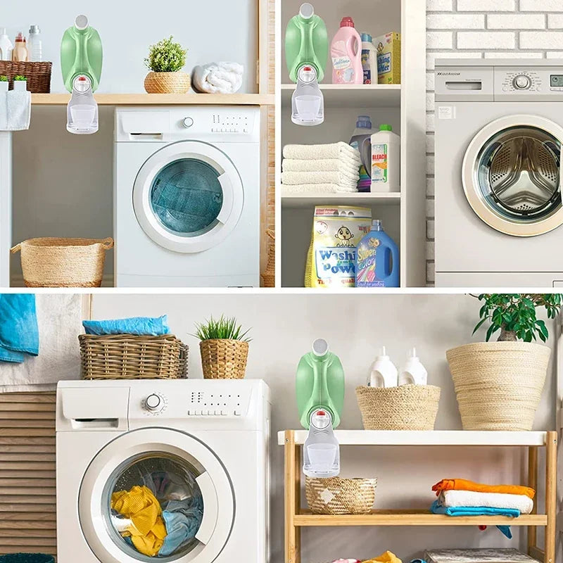 2PCS Laundry Detergent Drip Catcher Tray Cup Holder Soap Dispenser Fabric Softener Gadget Under Tub Liquid Container Organizer