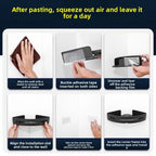 2/3Pc Strong Adhesive No-Drill Shower Shelf – Waterproof Wall Storage Organizer for Bathroom