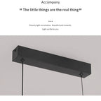 Contemporary Dining Room Pendant Light Sleek LED Arc Hanging Lamp Adjustable Brightness Energy Efficient Ideal for Kitchen Resta