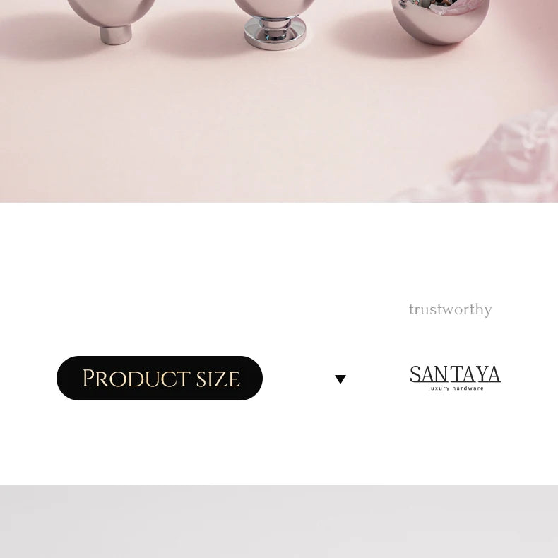 Santaya Solid Brass Kitchen Cabinet Handle PVD Gold Furniture Pulls Wardrobe Long Handles Dresser Drawer Knobs