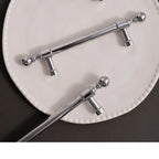 Santaya Solid Brass Kitchen Cabinet Handle PVD Gold Furniture Pulls Wardrobe Long Handles Dresser Drawer Knobs