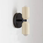Modern Cream Style Wall Sconce, Double Head Up and Down Light for Bedroom, Corridor & Bedside Decoration