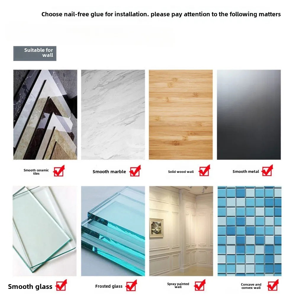 2/3Pc Strong Adhesive No-Drill Shower Shelf – Waterproof Wall Storage Organizer for Bathroom