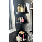 2/3Pc Strong Adhesive No-Drill Shower Shelf – Waterproof Wall Storage Organizer for Bathroom