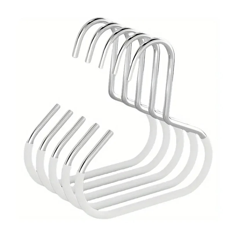 5pcs Baseball Cap Hat Rack Organizer Stainless Steel Hat Hanger Hanging Cap Holder Non-Slip Wall Mount Hook Organizer for Caps