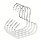 5pcs Baseball Cap Hat Rack Organizer Stainless Steel Hat Hanger Hanging Cap Holder Non-Slip Wall Mount Hook Organizer for Caps