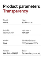 Wall Sconce Black LED Wall Lamp 80/100CM Long Strip Irregular Light Bedroom Bedside Lights Decorative Background Home Decor