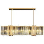 American Black Metal E14 Led Chandelier Living Room Crystal Hanging Lamp Art Decor Home Lighting Led Lamparas Luminarias