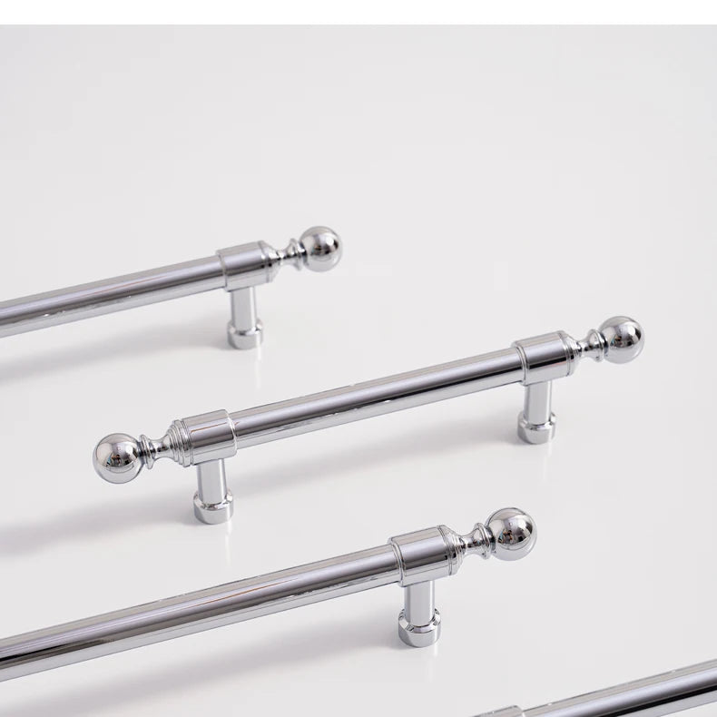 Santaya Solid Brass Kitchen Cabinet Handle PVD Gold Furniture Pulls Wardrobe Long Handles Dresser Drawer Knobs