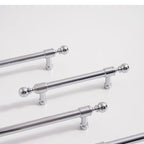 Santaya Solid Brass Kitchen Cabinet Handle PVD Gold Furniture Pulls Wardrobe Long Handles Dresser Drawer Knobs