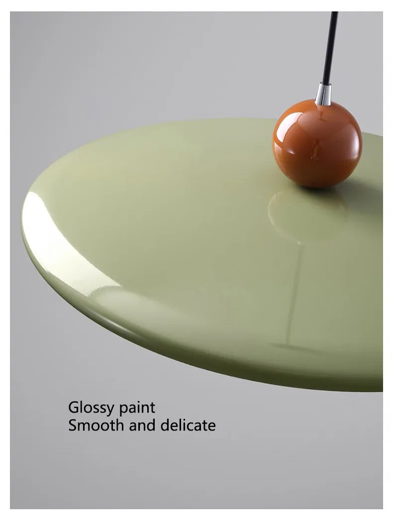 Restaurant chandelier Nordic cream style UFO bar island table light modern simple  French dining table dining room lamps