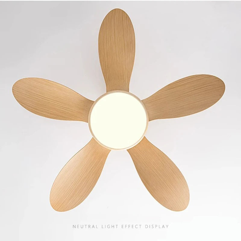 52inch Modern LED 60W Low Floor DC Motor 35W Ceiling Fans With Remote Control Simple Ceiling Fan With Light Home Fan 220V