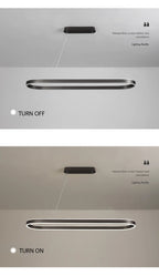 Nordic LED Restaurant Chandelier Ring Aluminum Chandelier Suitable For Kitchen Restaurant Hanging Chandelier Lustre Lighting