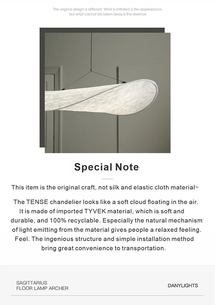 Modern Led Home Decoration Lustre Vertigo Chandelier Fabric Lampshade Light Dining Room Simple Nordic Living Room Ceiling Lamp